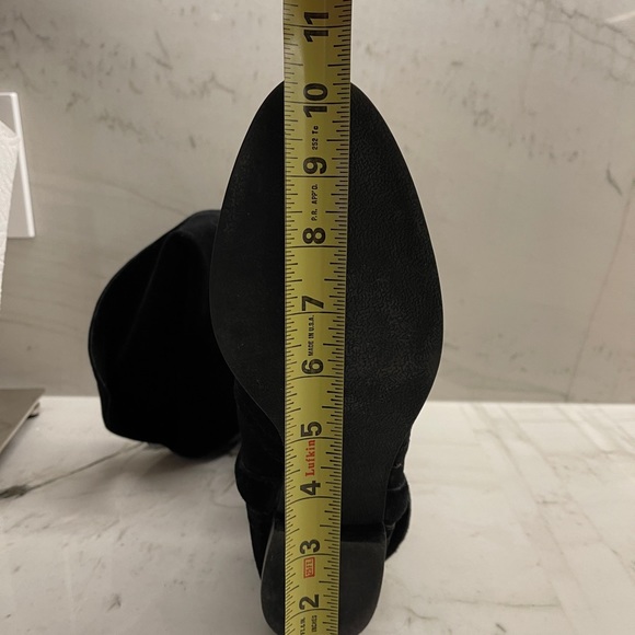 Dani Black over the knee calf suede boots - Picture 5 of 7